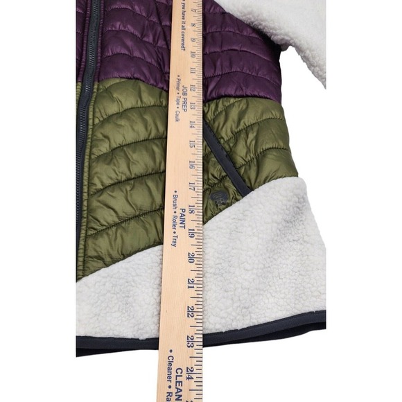 Mountain Hardwear Altius Hybrid Hoodie Sherpa Puffer Full Zip Jacket Size Small - Picture 11 of 13